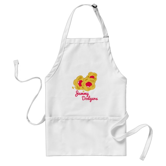 Jammy Dodgers Adult Apron (Front)