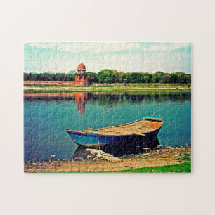 Jamuna River Yamuna Agra India. Jigsaw Puzzle
