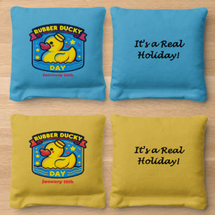 Jan 13th - Rubber Ducky Day Cornhole Bags