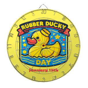 Jan 13th - Rubber Ducky Day Dart Board