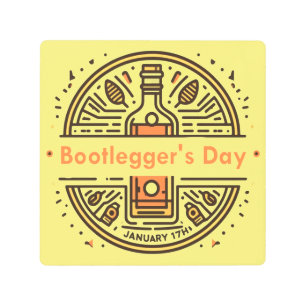 Jan 17th - Bootlegger's Day Metal Print