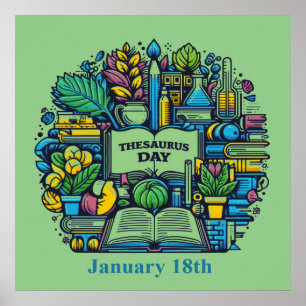 Jan 18th - Thesaurus Day Poster