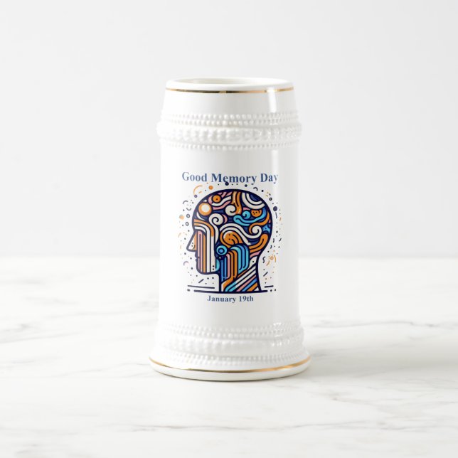 Jan 19th - Good Memory Day Beer Stein (Center)