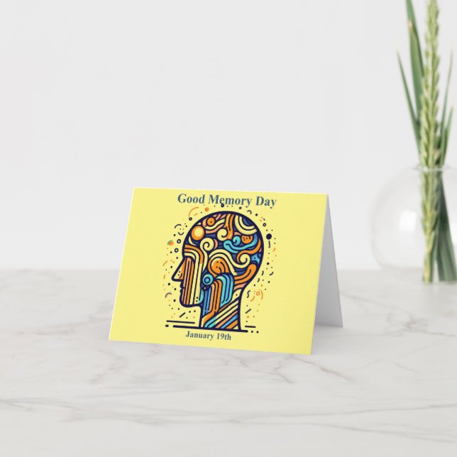 Jan 19th - Good Memory Day Card (Front)