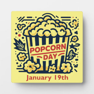 Jan 19th - Popcorn Day Plaque