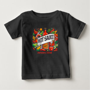 Jan 22nd - Hot Sauce Day Baby T-Shirt