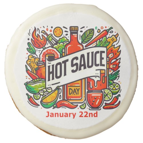 Jan 22nd _ Hot Sauce Day Sugar Cookie