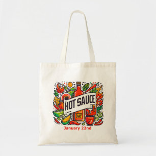 Jan 22nd - Hot Sauce Day Tote Bag