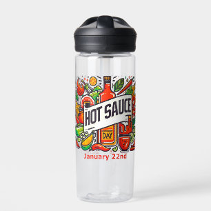 Jan 22nd - Hot Sauce Day Water Bottle