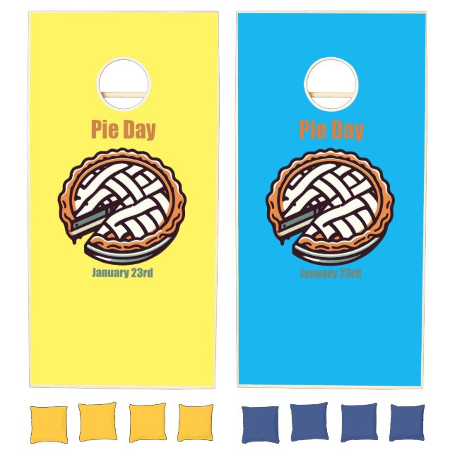 Jan 23rd - Pie Day Cornhole Set (Set)
