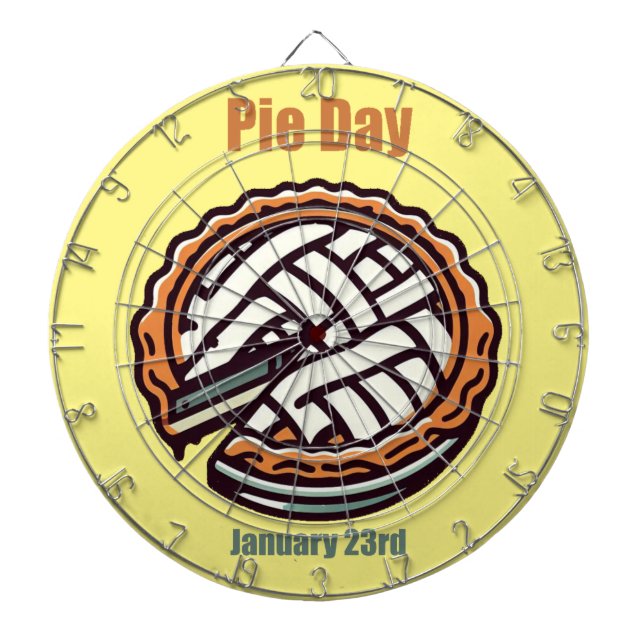 Jan 23rd - Pie Day Dart Board (Front)