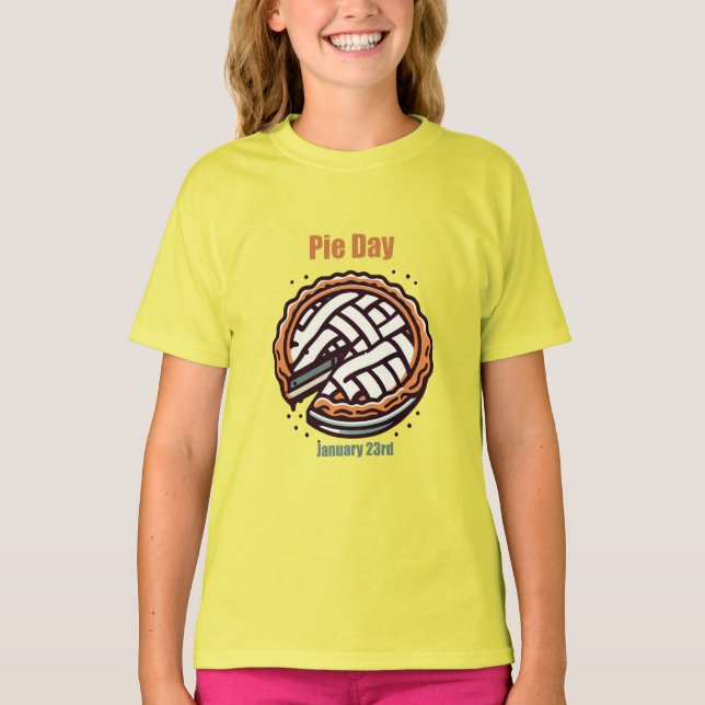 Jan 23rd - Pie Day T-Shirt (Front)