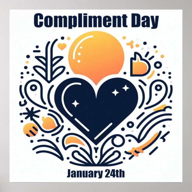 Jan 24th - Compliment Day Poster (Front)