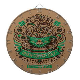 Jan 25th - Irish Coffee Day Dart Board