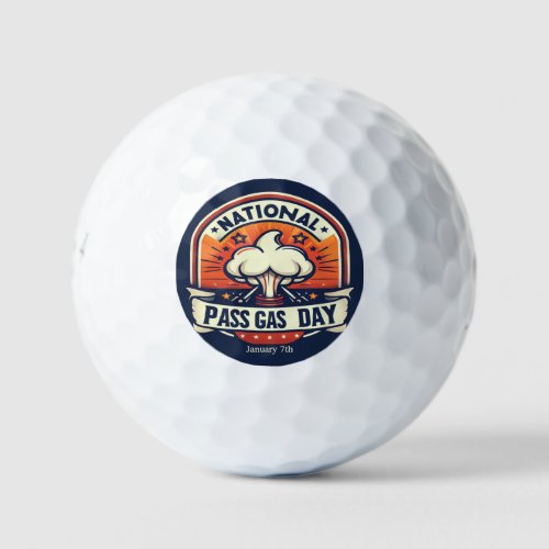 Jan 7th _ National Pass Gas Day Golf Balls
