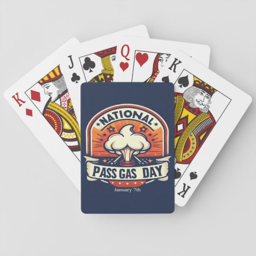 Jan 7th _ National Pass Gas Day Playing Cards