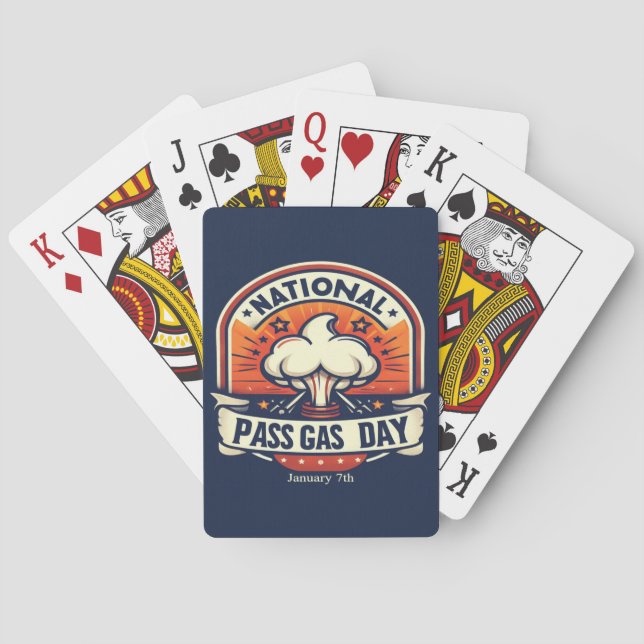 Jan 7th - National Pass Gas Day Poker Cards (Back)