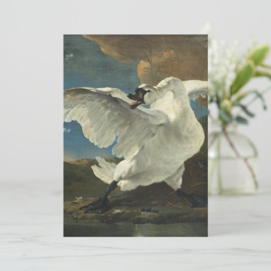 Jan Asselyn - The Threatened Swan (Standing Front)