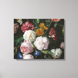 Jan Davidsz. De Heem - Still Life With Flowers Canvas Print