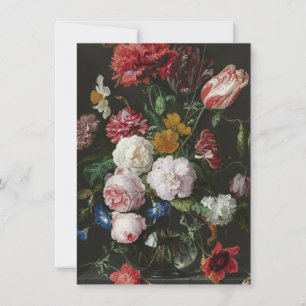 Jan Davidsz. De Heem - Still Life With Flowers Thank You Card
