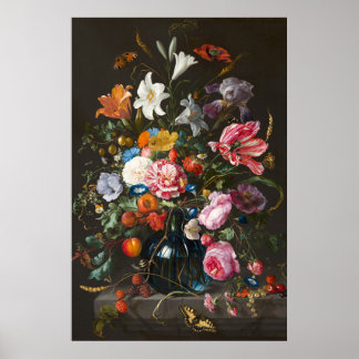 Jan Davidsz de Heem's Vase of Flowers 2 Poster