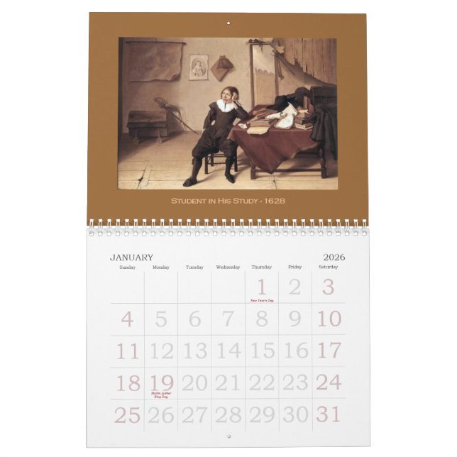 Jan de Heem - 2013 Calendar (Jan 2026)