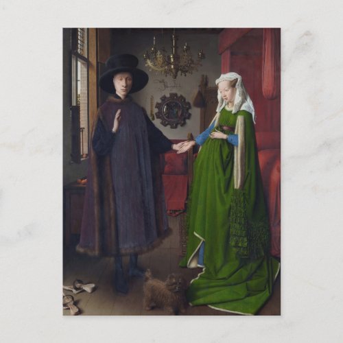 Jan Eyck_ The Arnolfini Wedding Postcard