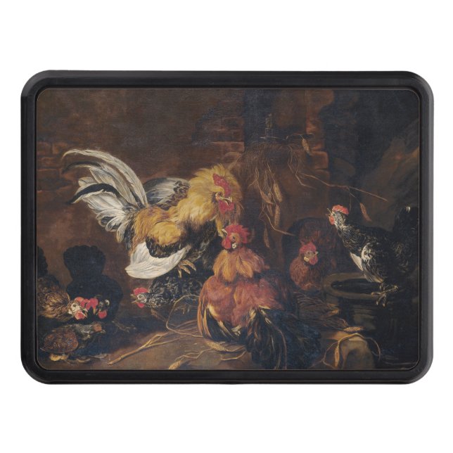 Jan Fyt  Cockfight Hitch Cover (Front)