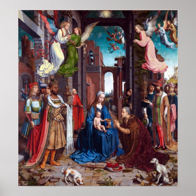 Jan Gossaert Adoration of the Magi Poster (Front)