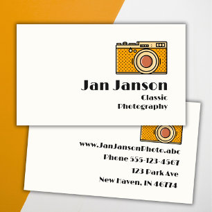 Jan Janson Classic Photography (or your details) Business Card