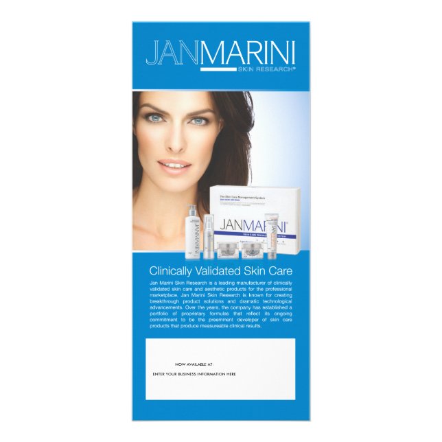 Jan Marini Skin Research - Rack Card (Front)