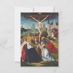 Jan Provost Crucifixion of Jesus Holy Card