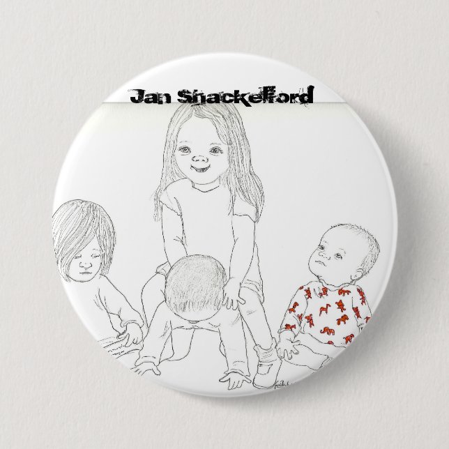 Jan Shackelford Baby Button #15 (Front)