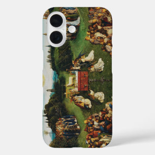Jan van Eyck Adoration of the Mystic Lamb Art iPhone 16 Case