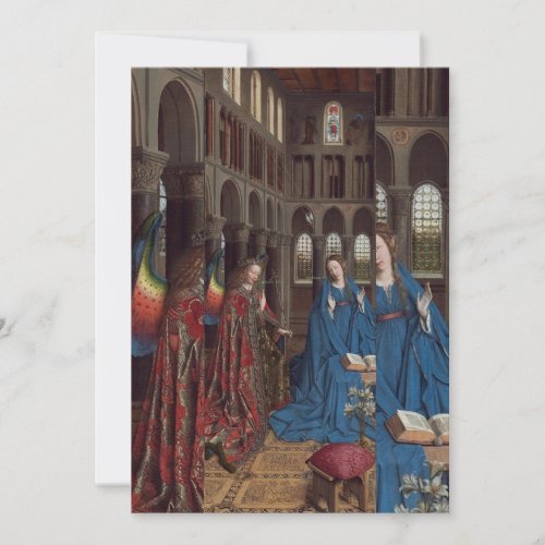 Jan van Eyck _ Annunciation Invitation