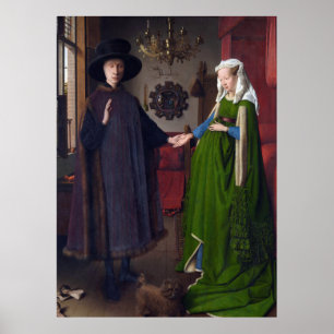 JAN VAN EYCK - Arnolfini portrait 1434 Poster