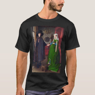 Jan Van Eyck - Giovanni Arnolfini And His Bride T-Shirt