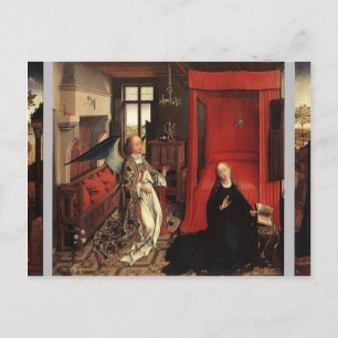 Jan van Eyck- The Annunciation Postcard
