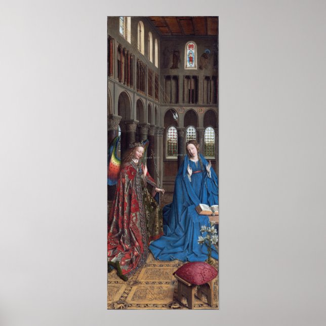 Jan van Eyck The Annunciation Poster (Front)