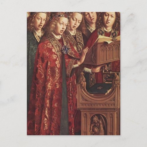 Jan van Eyck_ The Ghent Altar detail Postcard