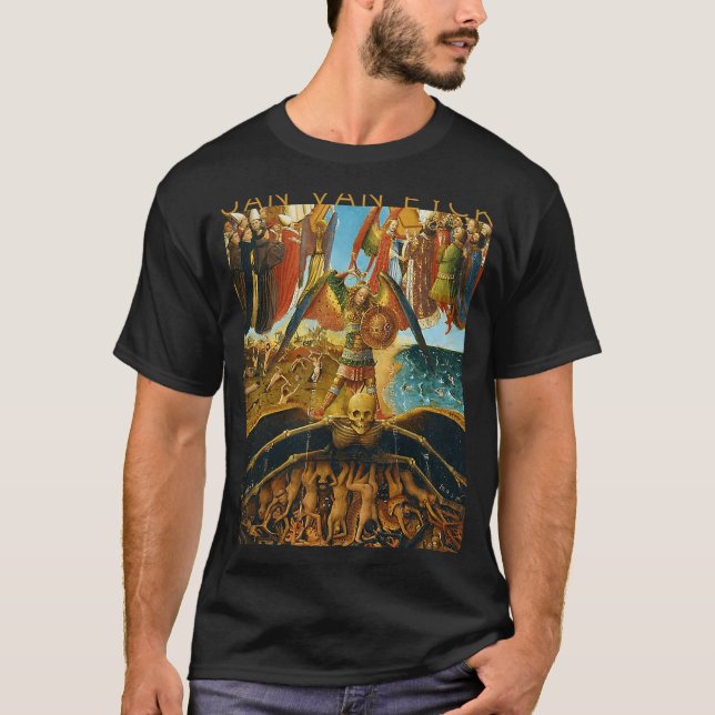Jan Van Eyck The Last Judgment For Artists T-Shirt (Front)