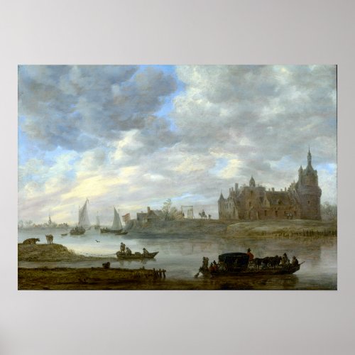 Jan van Goyen View of Duurstede Castle Poster