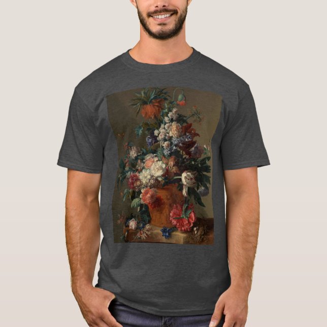 Jan van Huysum - Vase of Flowers T-Shirt (Front)