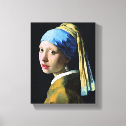 Jan Vermeer Girl With A Pearl Earring Baroque Art Canvas Print