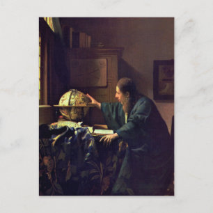 Jan Vermeer, The Astronomer Postcard