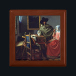 Jan Vermeer - The Glass of Wine Gift Box<br><div class="desc">Jan Vermeer - The Glass of Wine - circa 1661 - oil painting</div>