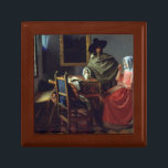 Jan Vermeer - The Glass of Wine Gift Box<br><div class="desc">Jan Vermeer - The Glass of Wine - circa 1661 - oil painting</div>