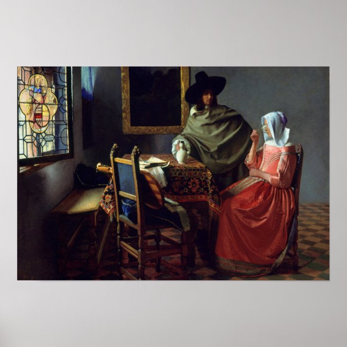 Jan Vermeer The Glass Of Wine Poster Zazzle Com   Jan Vermeer The Glass Of Wine Poster R5832a0befccd4927b9d1ba249e9a8324 Wvs 8byvr 704 