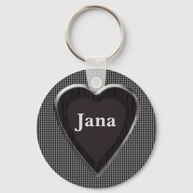 Jana Stole My Heart Keychain (Front)