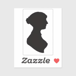 Jane Austen ailhouwrrw Sticker